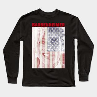 Engraved Barbie x Oppenheimer Long Sleeve T-Shirt